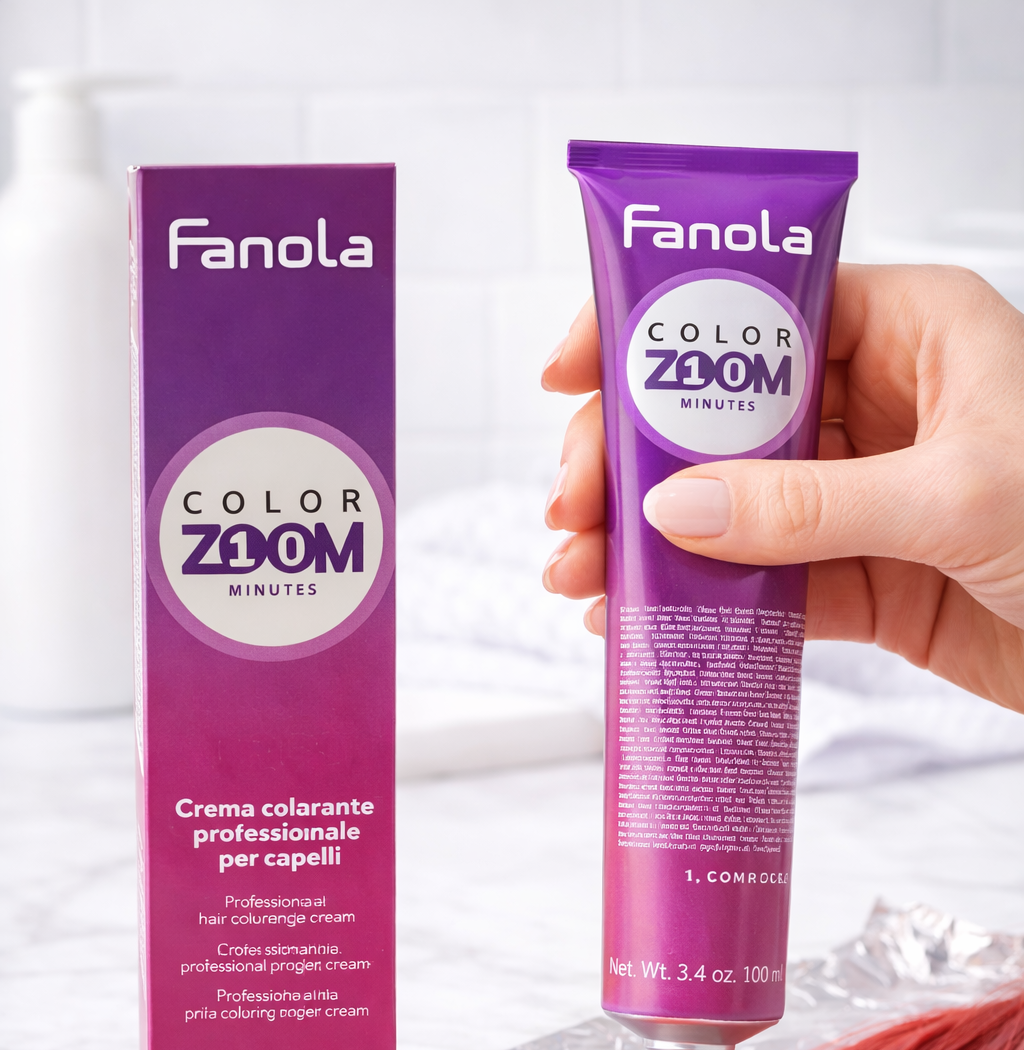 Fanola Color Zoom 5.4 Hellbraun Kupfer Haarfarbe 6er Sparset