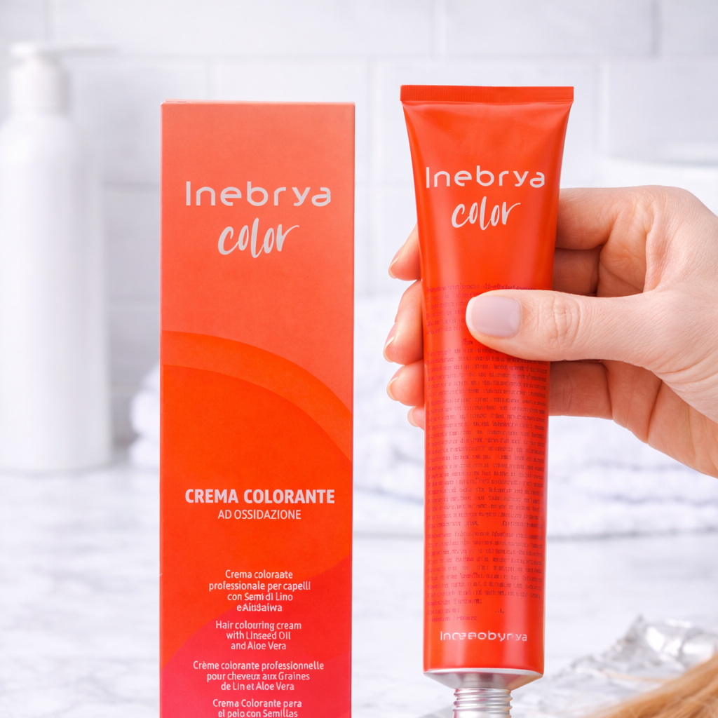 Inebrya Color 10/12 Platin Ash Powder Blond Haarfarbe 100 ml 6er Sparset