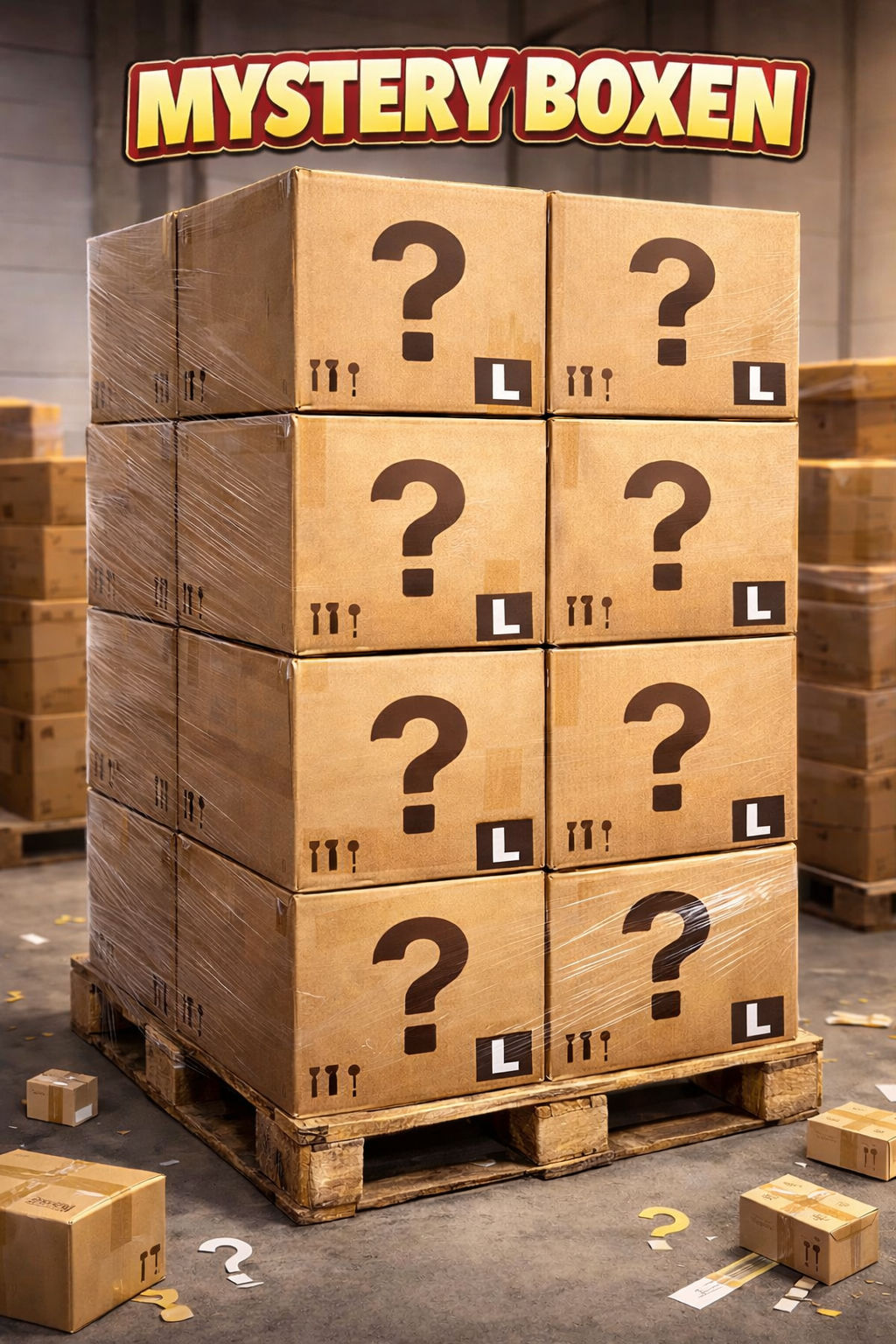 Mystery Box Größe L – Restposten Neuware A/B-Ware 49,99 €