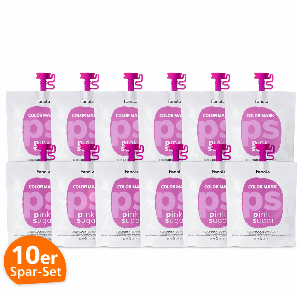 Fanola Color Mask Pink Sugar Farbmaske 30 ml 10er Sparset