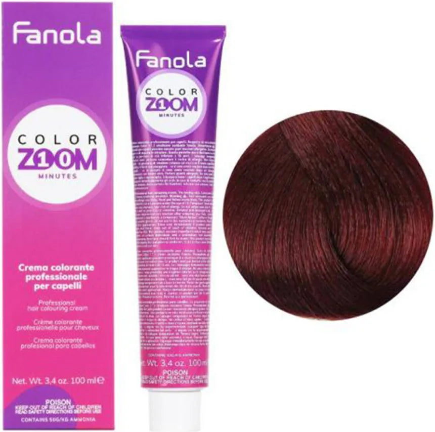 Fanola Color Zoom 100 ml 4.5 - Haarfarbe