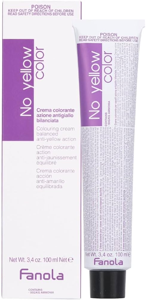 Fanola No Yellow Color - 100 ml - Toner Blau