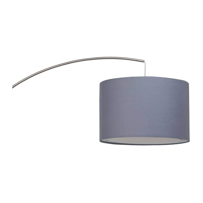 Brilliant Clarie Bogen-Stehleuchte 180 cm E27 Grau Metall