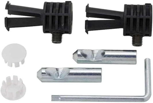 Fischer WB9N Versteckter Spezial-Halter für Wand-WC & Bidet