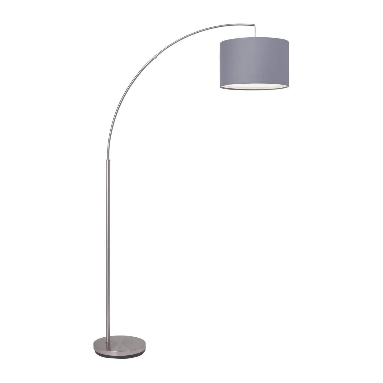Brilliant Clarie Bogen-Stehleuchte 180 cm E27 Grau Metall