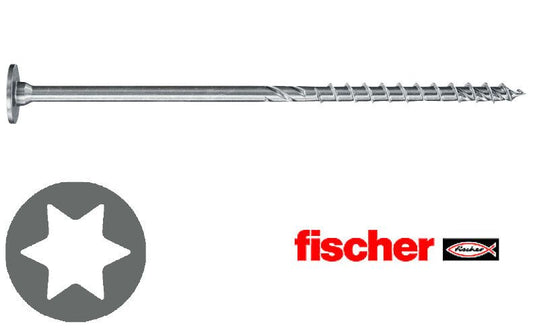 fischer PowerFast 8,0×340 Holzbauschraube TK TX TG 50 Stk