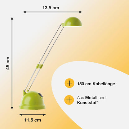 Brilliant Katrina LED Tischleuchte Grün warmweiß flexibel