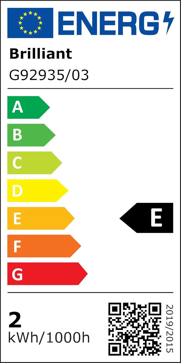 Brilliant Anthony LED Tischleuchte Blau/Eisen warmweiß
