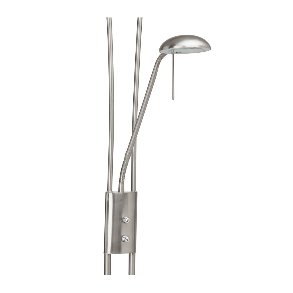 Brilliant Finn LED Deckenfluter mit Lesearm dimmbar warmweiß
