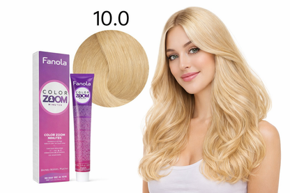 Fanola Color Zoom 10.0 Platin Blond Haarfarbcreme 100 ml