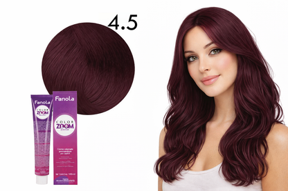 Fanola Color Zoom 4.5 Mittelbraun Mahagoni