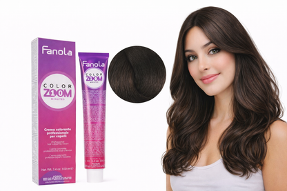 Fanola Color Zoom 5.7 Hellbraun Braun Haarfarbe 100 ml