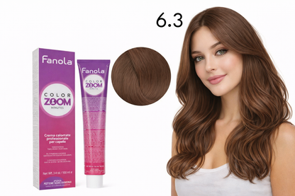 Fanola Color Zoom 6.3 Dunkelblond Gold Haarfarbe 100 ml