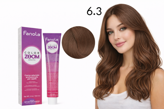 Fanola Color Zoom 6.3 Dunkelblond Gold Haarfarbe 100 ml