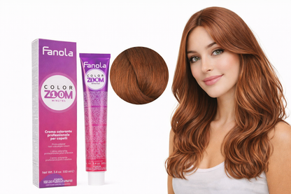 Fanola Color Zoom 7.4 Blond Kupfer Haarfarbe 100 ml