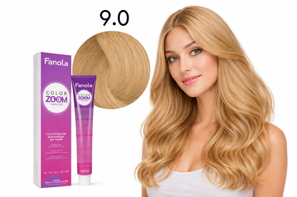 Fanola Color Zoom 9.0 Sehr Helles Blond Haarfarbe 100 ml