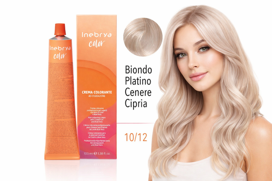 Inebrya Color 10/12 Platin Ash Powder Blond Haarfarbe 100 ml