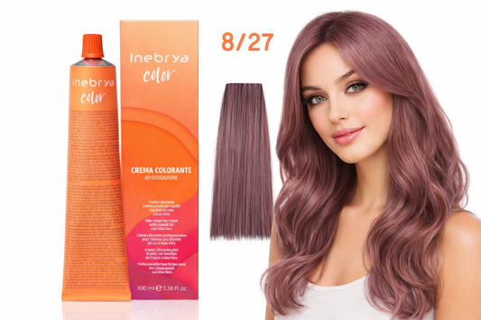 Inebrya Color 8/27 Light Powder Blond Haarfarbe 100 ml