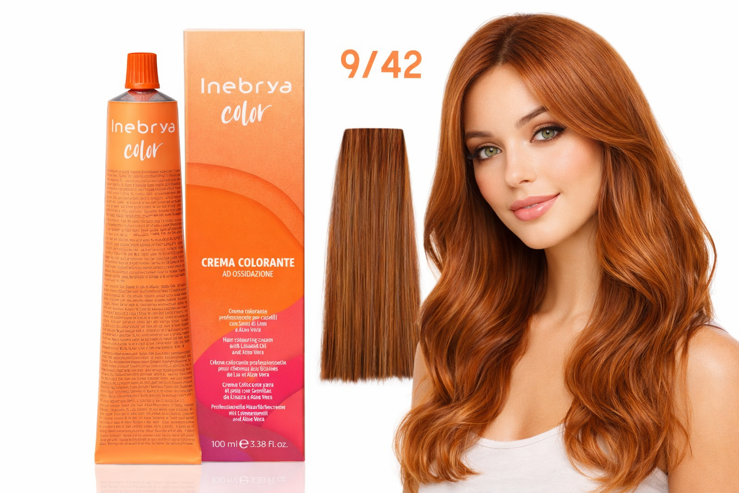 Inebrya Color 9/42 Very Light Cognac Blond Haarfarbe 100 ml