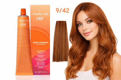 Inebrya Color 9/42 Very Light Cognac Blond Haarfarbe 100 ml