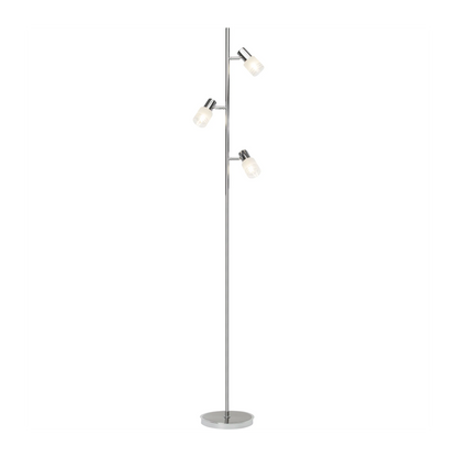Brilliant Lea LED Stehleuchte 160 cm 3-flammig warmweiß