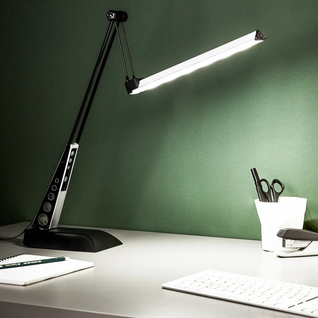 Brilliant Jaap LED Schreibtischleuchte Touch dimmbar Schwarz/Chrom