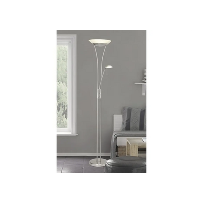 Brilliant Finn LED Deckenfluter mit Lesearm dimmbar warmweiß