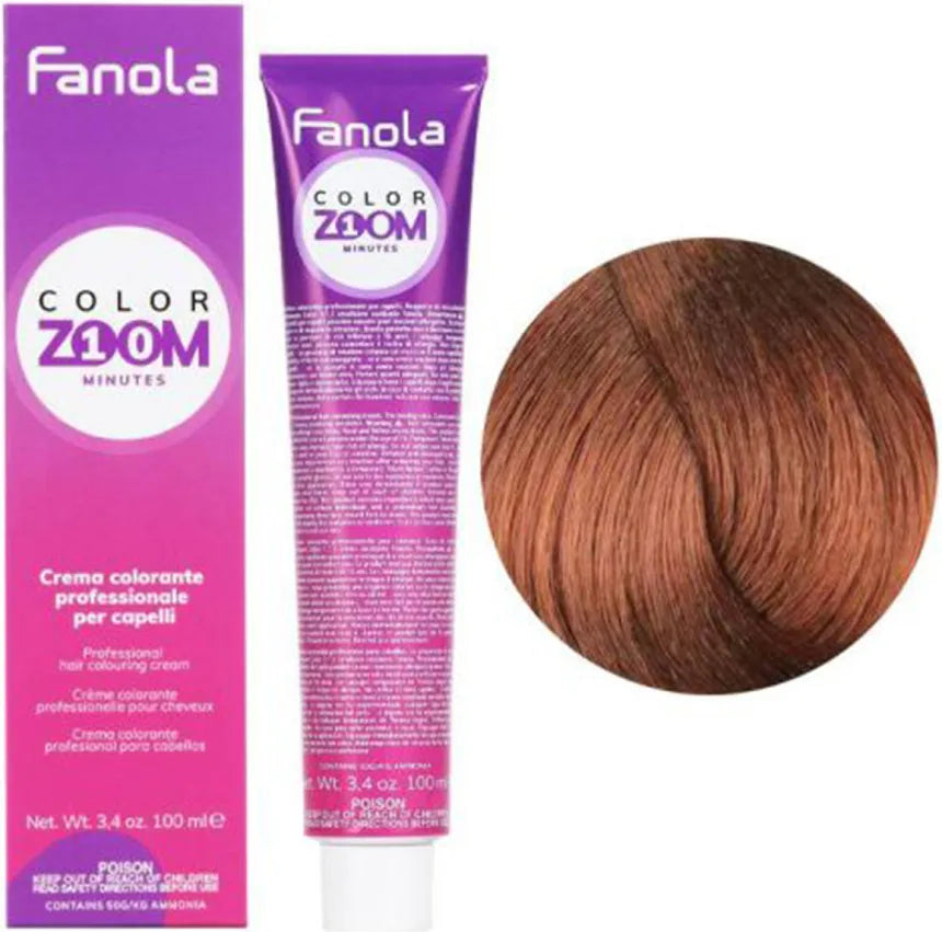 Fanola Color Zoom 7.4 Kupferblond Haarfarbe - 100 ml