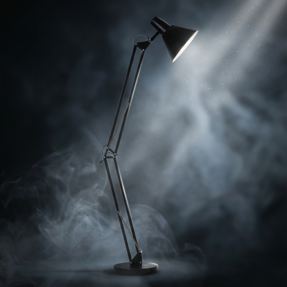 Brilliant Winston Stehleuchte Schwarz E27